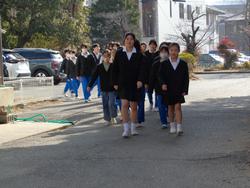 避難訓練の様子