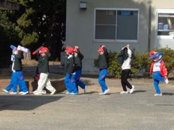 避難訓練の様子