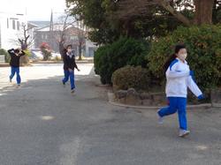 避難訓練の様子