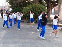 避難訓練の様子