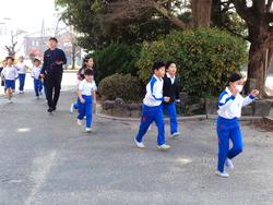 避難訓練の様子