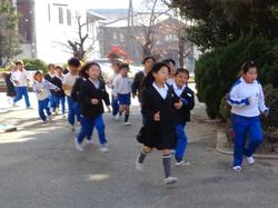 避難訓練の様子