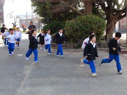 避難訓練の様子