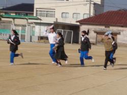 避難訓練の様子