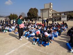 避難訓練の様子