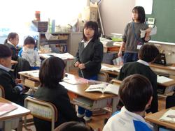 2年生国語の授業