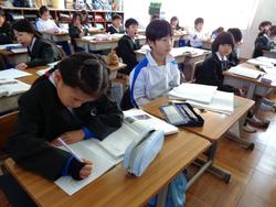 2年生国語の授業