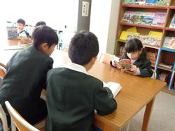 1年生図書の時間