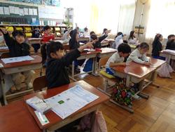 1年生国語の授業