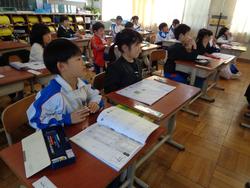 1年生国語の授業