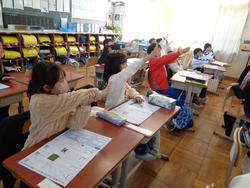 1年生国語の授業