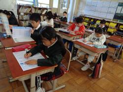 1年生国語の授業