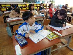 1年生国語の授業