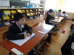 1年生国語の授業