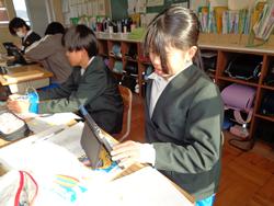 6年生外国語の授業