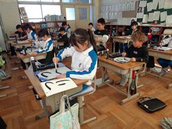 3年生書写の授業