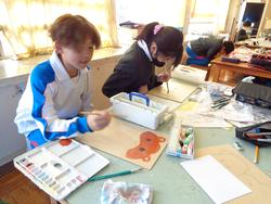 5年生図工の授業