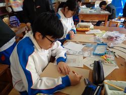 5年生図工の授業