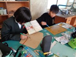 5年生図工の授業
