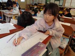 1年生図工の授業