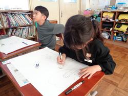 1年生図工の授業