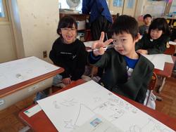 1年生図工の授業