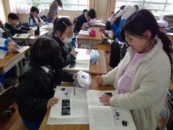 2年生国語の授業