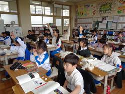 2年生国語の授業