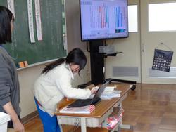 2年生国語の授業