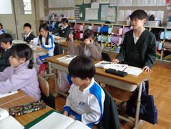 2年生国語の授業