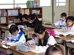 2年生国語の授業