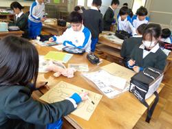 5年生図工の授業