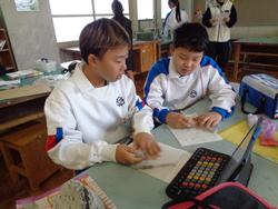 5年生図工の授業