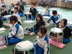 2年生音楽の授業