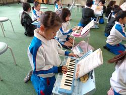2年生音楽の授業