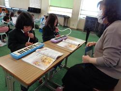 2年生音楽の授業
