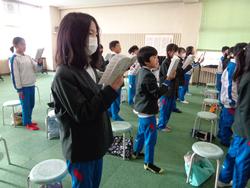 4年生音楽の授業