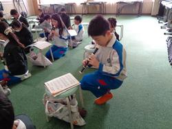 4年生音楽の授業