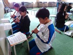 4年生音楽の授業