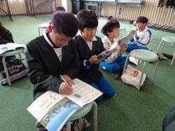 4年生音楽の授業