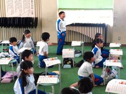 1年生音楽の授業