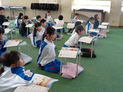 1年生音楽の授業