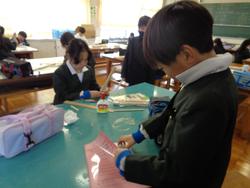 4年生図工の授業