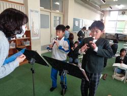 3年生音楽の授業