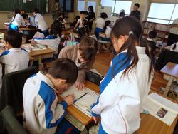 2年生研究授業の様子