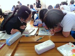 2年生研究授業の様子
