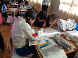2年生研究授業の様子
