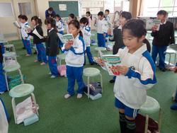 1年生音楽の授業