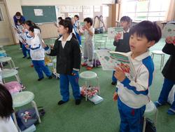 1年生音楽の授業