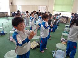 1年生音楽の授業